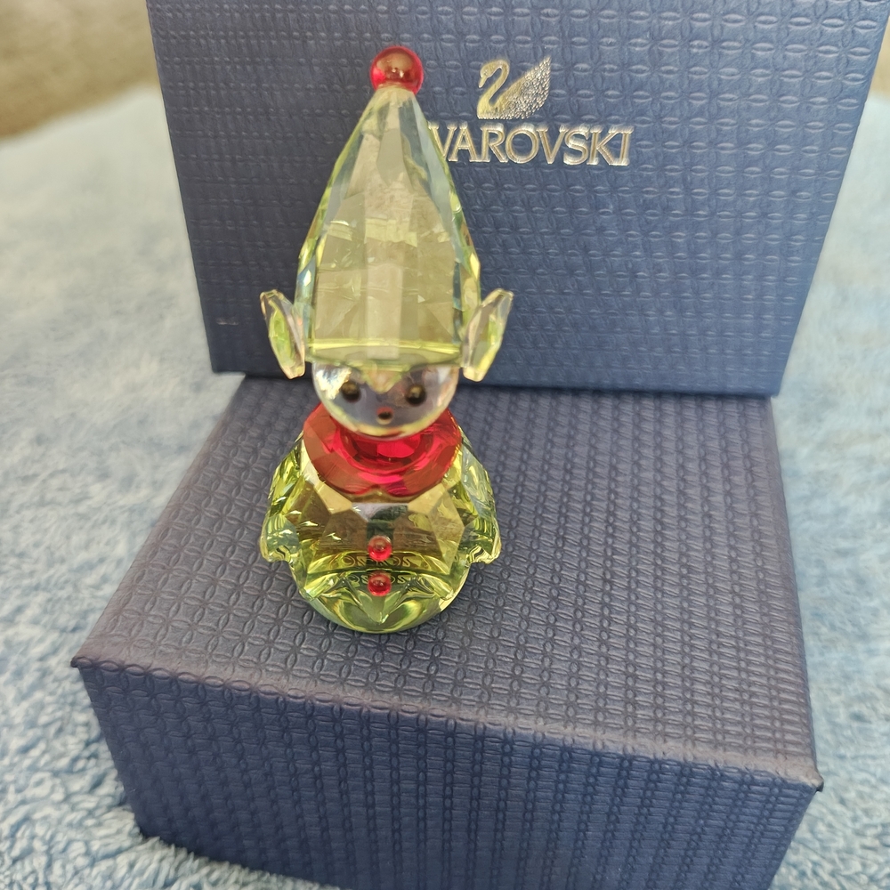 Swarovski Rocking Elf Santa's Helper - Christmas Ornaments - 5059034